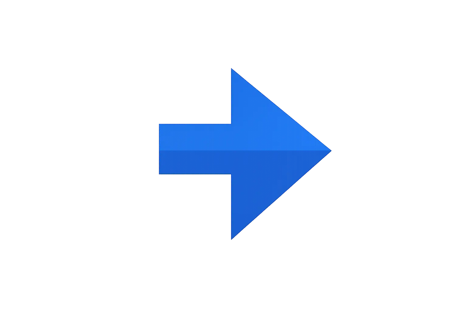 Blue bullet arrow