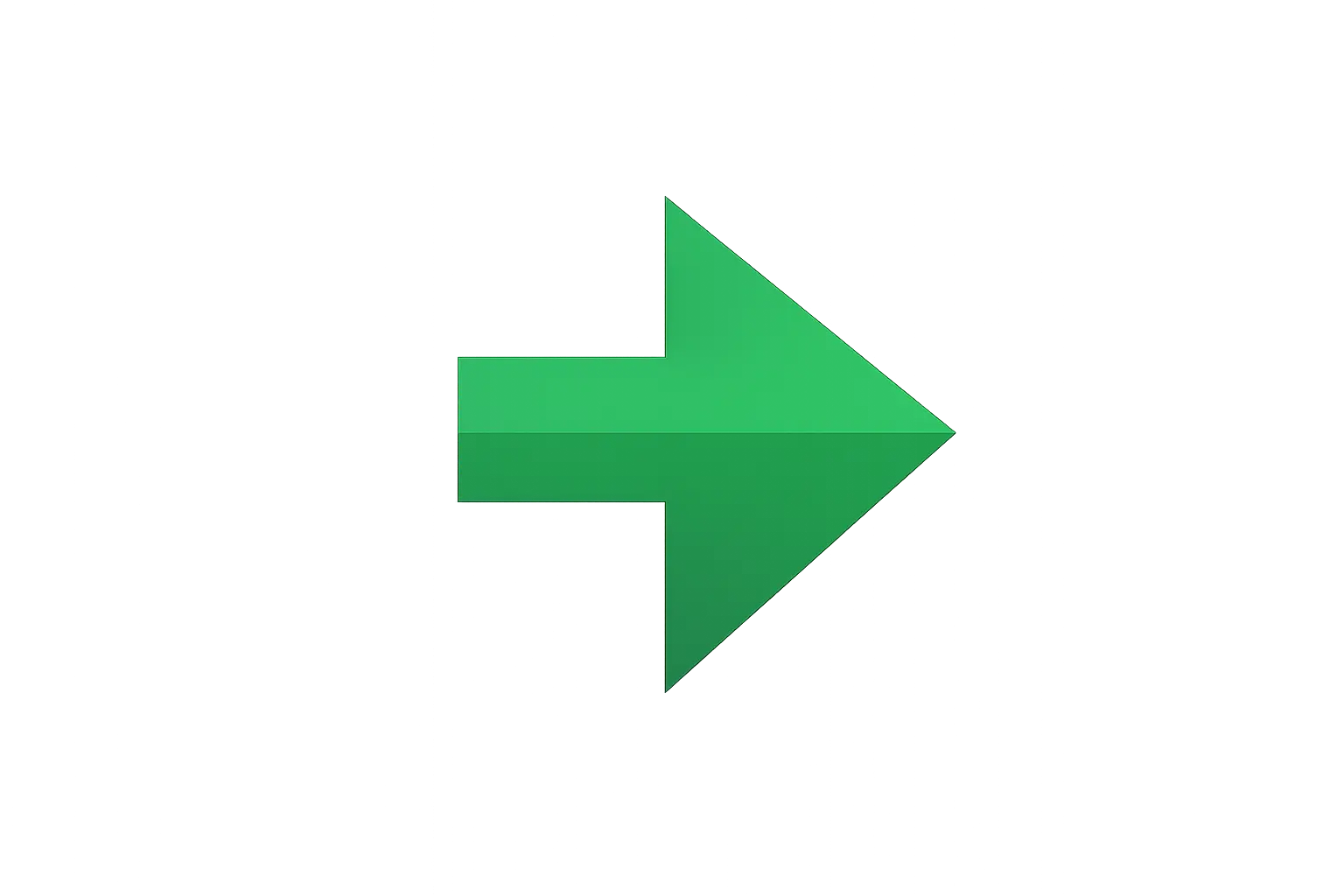 Green bullet arrow